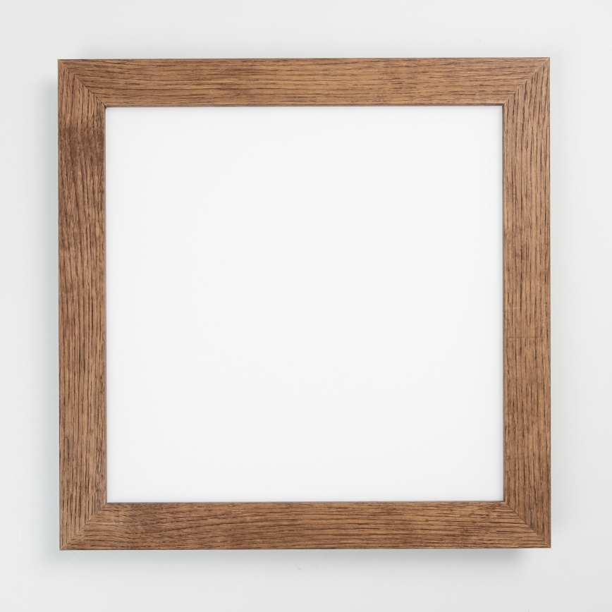 Brilagi - Plafonieră LED reglabilă SLIMFRAME WOOD LED/36W/230V 49,5x49,5 cm 3000-6000K maro închis + telecomandă