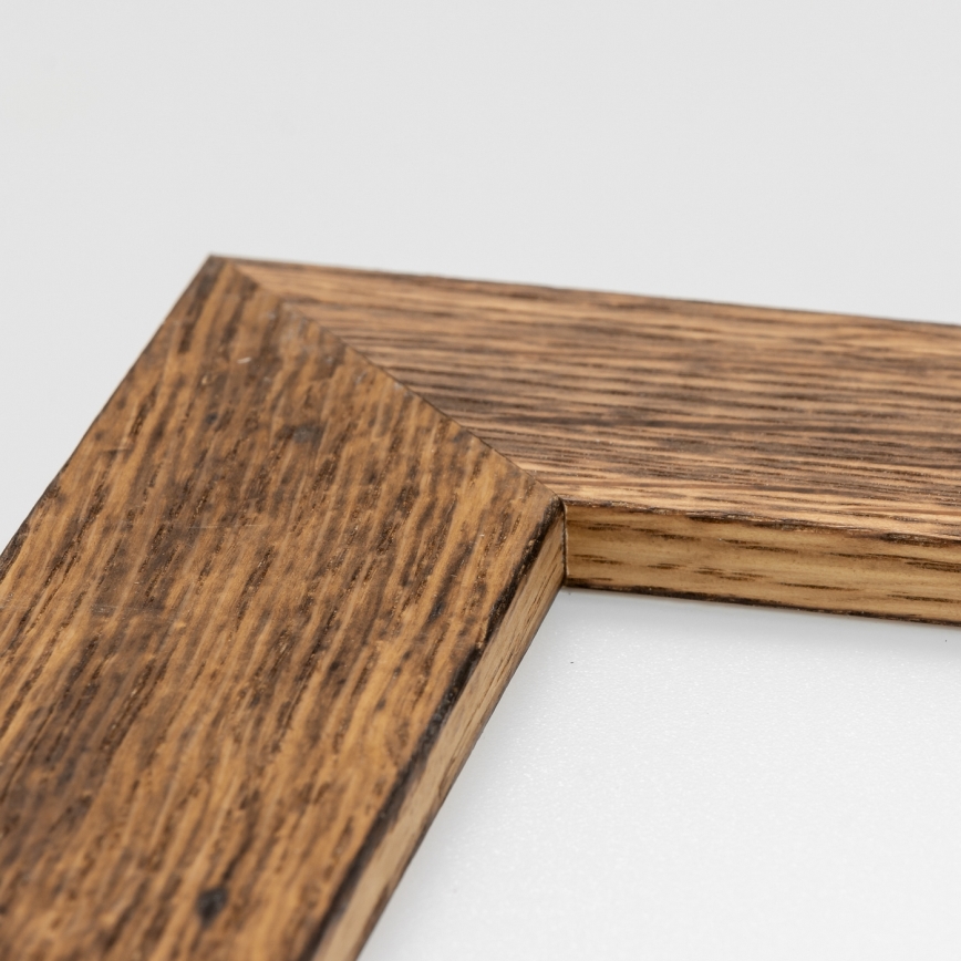 Brilagi - Plafonieră LED reglabilă SLIMFRAME WOOD 36W/230V 49,5x49,5 cm 3000-6000K maro + telecomandă