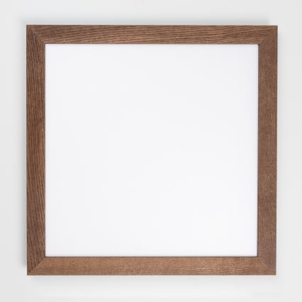 Brilagi - Plafonieră LED dimerizabilă SLIMFRAME WOOD LED/58W/230V 64x64 cm 3000-6000K maro închis + telecomandă