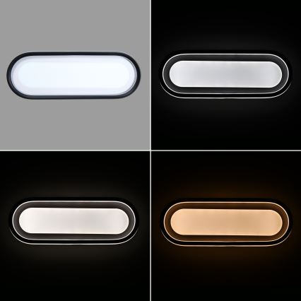 Brilagi - Lampă LED de tavan reglabilă TRIVARO LED/85W/230V 3000-6000K 20x60 cm + telecomandă