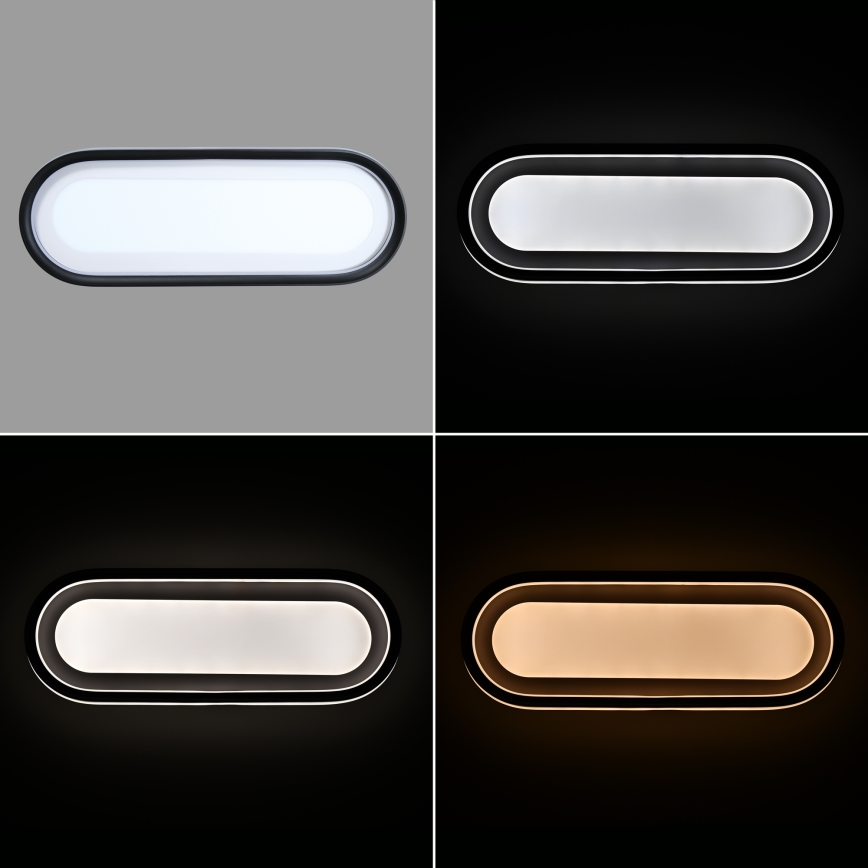 Brilagi - Lampă LED de tavan reglabilă TRIVARO LED/85W/230V 3000-6000K 20x60 cm + telecomandă