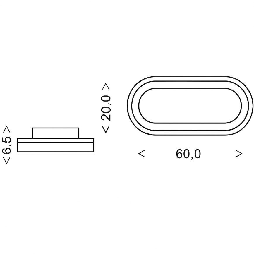 Brilagi - Lampă LED de tavan reglabilă TRIVARO LED/85W/230V 3000-6000K 20x60 cm + telecomandă