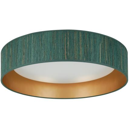 Brilagi - Plafonieră LED dimerizabilă VEGAS SHINE LED/24W/230V, Ø 45 cm, 3000/4000/6500K, verde-paie/auriu + telecomandă