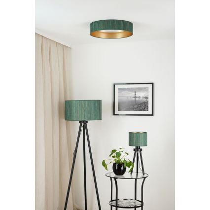 Brilagi - Plafonieră LED dimerizabilă VEGAS SHINE LED/24W/230V, Ø 45 cm, 3000/4000/6500K, verde-paie/auriu + telecomandă