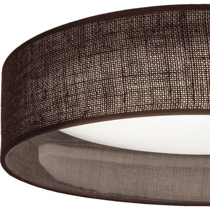 Brilagi - Plafonieră LED dimabilă VELVET SMART VARI LED/36W/230V 3000-6500K Ø 55 cm maro + telecomandă