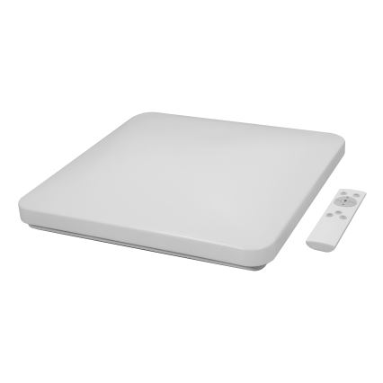 Brilagi - Plafonieră LED dimabilă VELVET SQUARE LED/24W/230V 43x43 cm 3000/4000/6500K + telecomandă maro