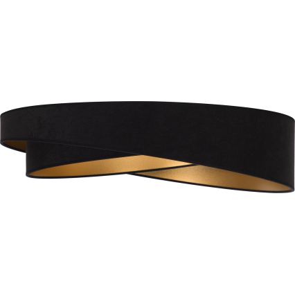 BRILAGI - Lampă de tavan LED dimabilă VELVET TWIST LED/36W/230V 3000-6000K Ø 65 cm Wi-Fi Tuya Beacon negru/auriu + telecomandă