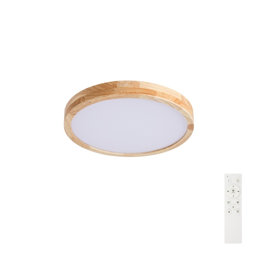 Brilagi - Plafonieră LED reglabilă WOODLINE LED/48W/230V 3000-6000K, stejar, diam. 40 cm + telecomandă