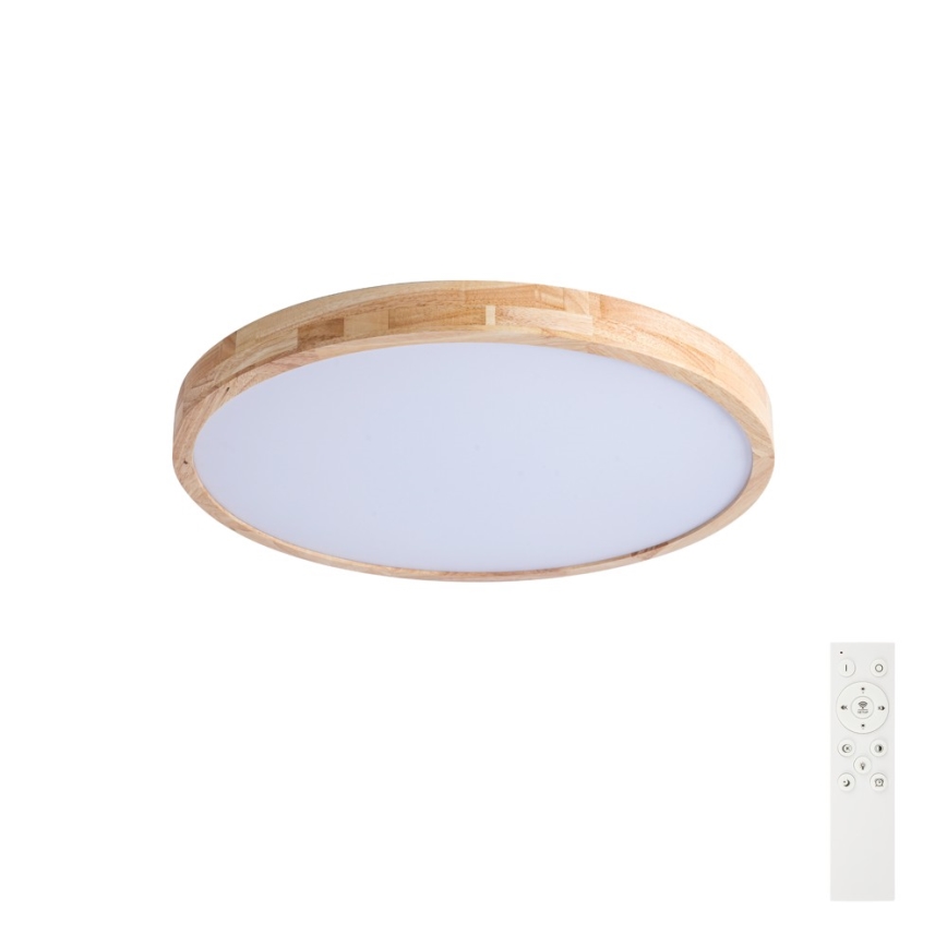 Brilagi - Plafonieră LED dimabilă WOODLINE LED/72W/230V 3000-6000K stejar diam. 60 cm + telecomandă