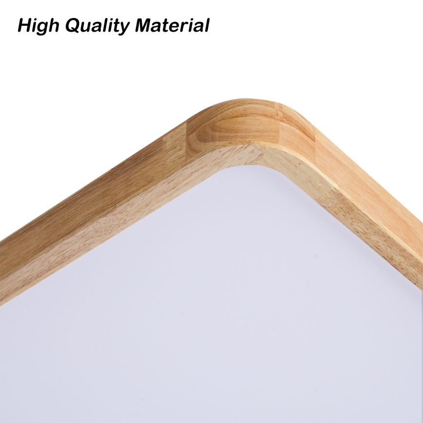 Brilagi - Plafonieră LED reglabilă WOODLINE SQUARE LED/180W/230V 3000-6000K stejar 100x100 cm + telecomandă