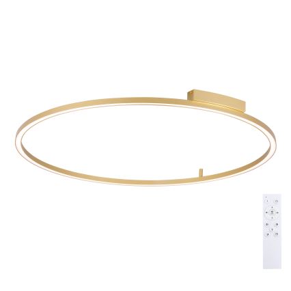 Brilagi - Plafonieră LED dimabilă PORTOFINO LED/85W/230V 3000-6000K Ø 120 cm auriu + telecomandă