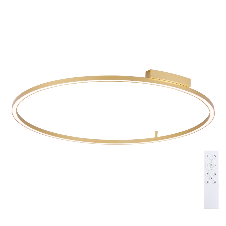 Brilagi - Plafonieră LED dimabilă PORTOFINO LED/85W/230V 3000-6000K Ø 120 cm auriu + telecomandă