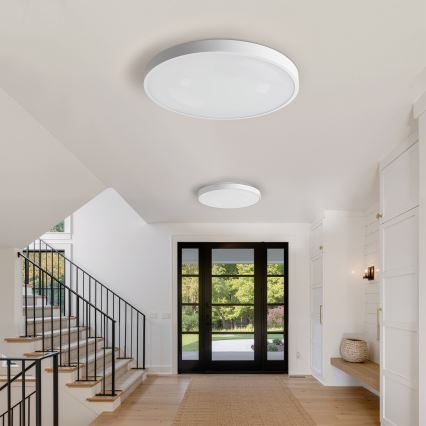 Brilagi - Plafonieră LED dimabilă GLASS POOL DOUBLE LED/80W/230V 3000-6000K 60 cm albă + telecomandă