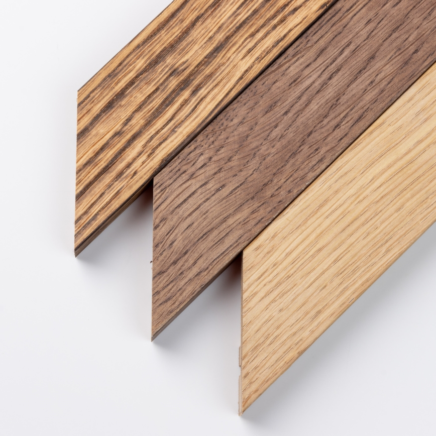 Brilagi - Plafonieră LED reglabilă SLIMFRAME WOOD, LED/58W/230V, 124x34 cm, 3000-6000K, maro închis + telecomandă