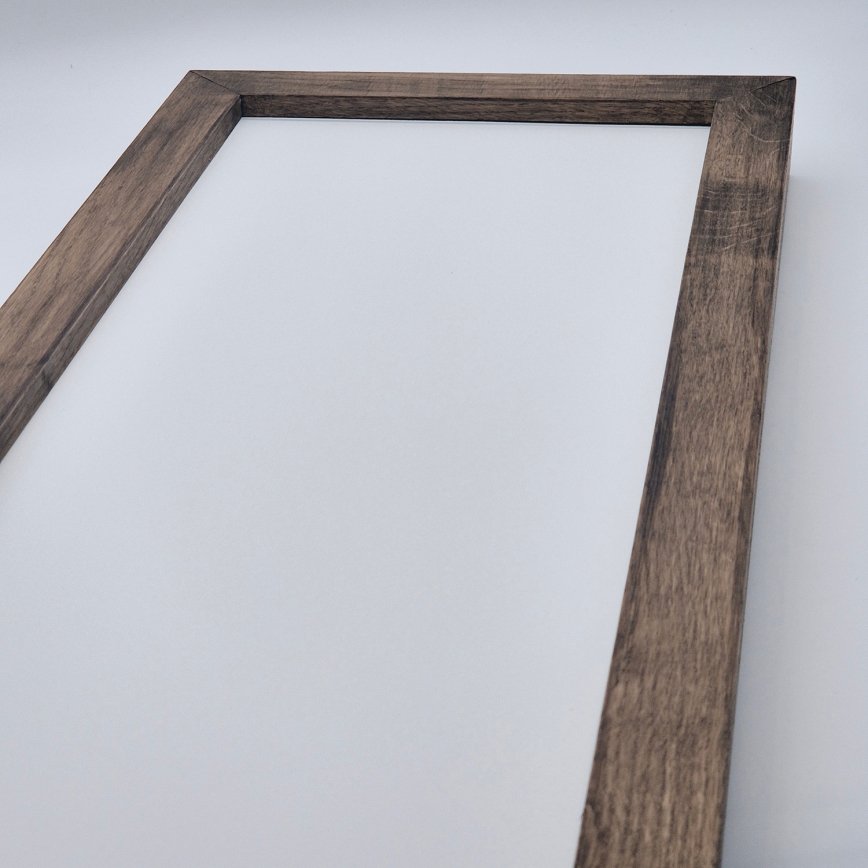 Brilagi - Plafonieră LED pentru baie WOODY FRAME LED/40W/230V 120x30 cm IP44 finisaj stejar/nuc