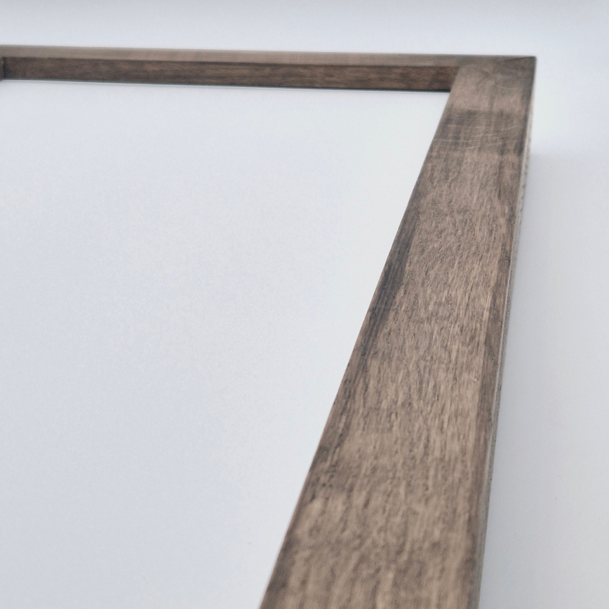 Brilagi - Plafonieră LED pentru baie WOODY FRAME LED/40W/230V 120x30 cm IP44 finisaj stejar/nuc