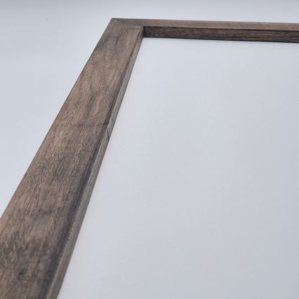 Brilagi - Plafonieră LED pentru baie WOODY FRAME LED/40W/230V 120x30 cm IP44 finisaj stejar/nuc