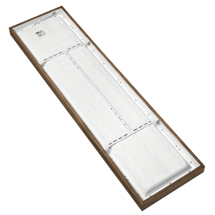 Brilagi - Plafonieră LED pentru baie WOODY FRAME LED/40W/230V 120x30 cm IP44 finisaj stejar/nuc