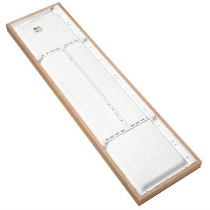 Brilagi - Plafonieră LED pentru baie WOODY FRAME LED/50W/230V 120x30 cm IP44 stejar