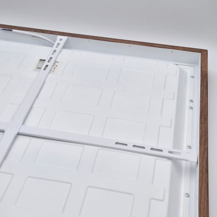 Brilagi - Plafonieră LED de baie WOODY FRAME LED/50W/230V 60x60 cm IP44 stejar cireș