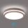 Brilagi - Corp de iluminat LED pentru exterior cu senzor BENE LED/24W/230V diametru 26 cm maro IP54