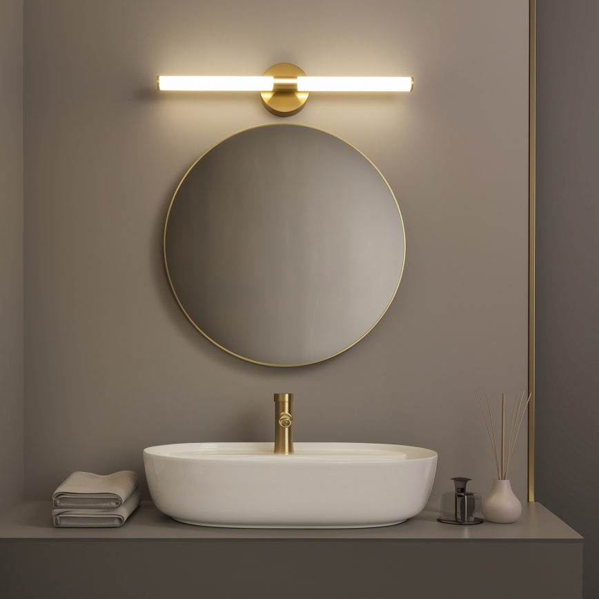 Brilagi - Corp de iluminat LED pentru oglindă de baie LARA LED/10W/230V 60 cm IP44 auriu