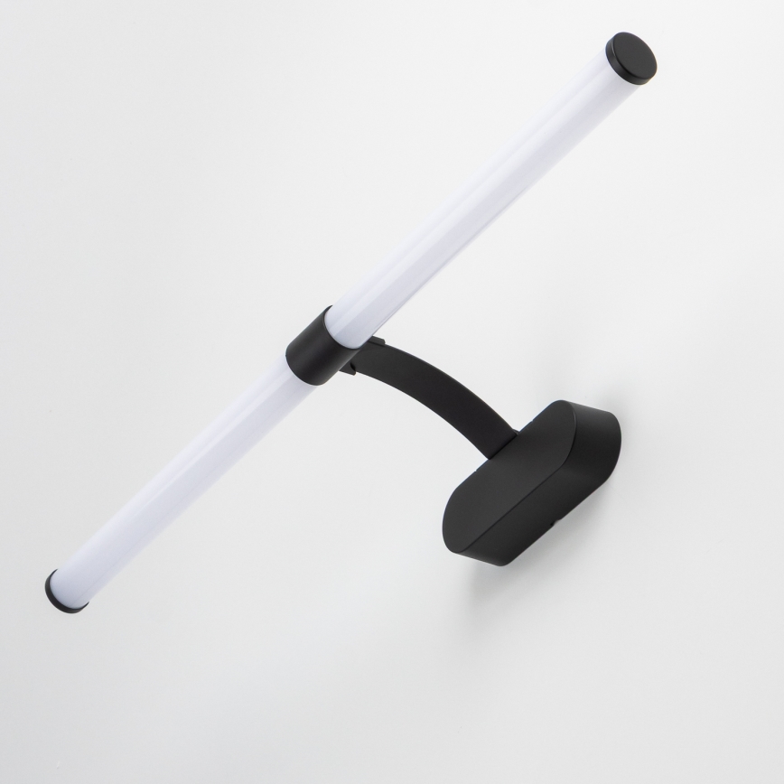 Brilagi - Lampă LED pentru oglindă de baie 2 în 1 TUBEO, 8 W / 230 V, 60 cm, IP44, negru