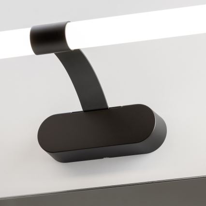 Brilagi - Lampă LED pentru oglindă de baie 2 în 1 TUBEO, 8 W / 230 V, 60 cm, IP44, negru