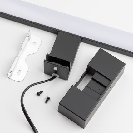 Brilagi - Lumină LED pentru oglindă de baie 3 în 1 VESTRA LED/8W/230V 40 cm IP44 negru