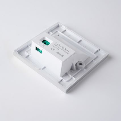 Brilagi - Corp de iluminat LED pentru scări STEP LIGHT, 1,5W/230V, IP44, argintiu