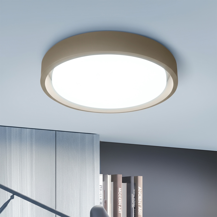 Brilagi - Plafonier LED reglabil MATTEO LED/48W/230V 3000-6500K Ø 41 cm taupe + telecomandă