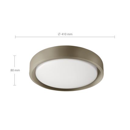 Brilagi - Plafonier LED reglabil MATTEO LED/48W/230V 3000-6500K Ø 41 cm taupe + telecomandă