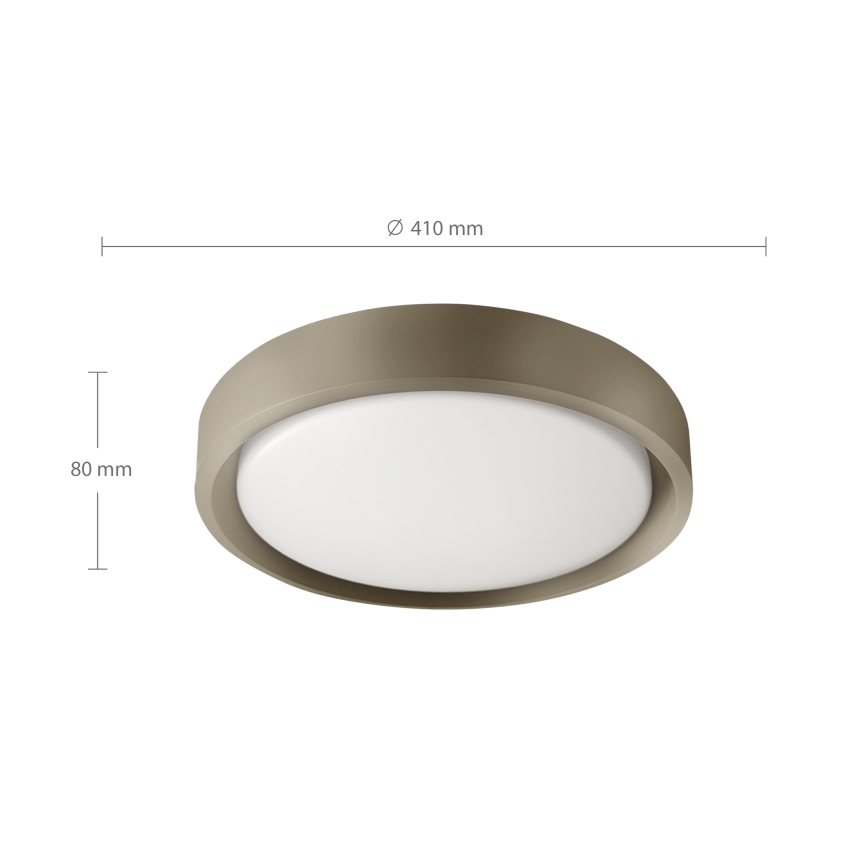 Brilagi - Plafonier LED reglabil MATTEO LED/48W/230V 3000-6500K Ø 41 cm taupe + telecomandă