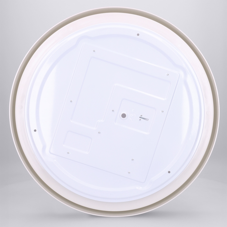 Brilagi - Plafonieră LED cu intensitate reglabilă MATTEO, 48W, 230V, 3000–6500K, Ø41 cm, roșie + telecomandă