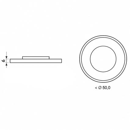 Brilagi - Plafonieră LED dimabilă ORELIS LED/80W/230V 3000-6000K Ø50 cm + telecomandă