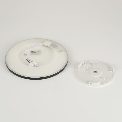 Brilagi - Plafonieră LED dimabilă ULTRA SLIM, 18W, 230V, 2700–6500K, Ø 30 cm, negru, cu telecomandă