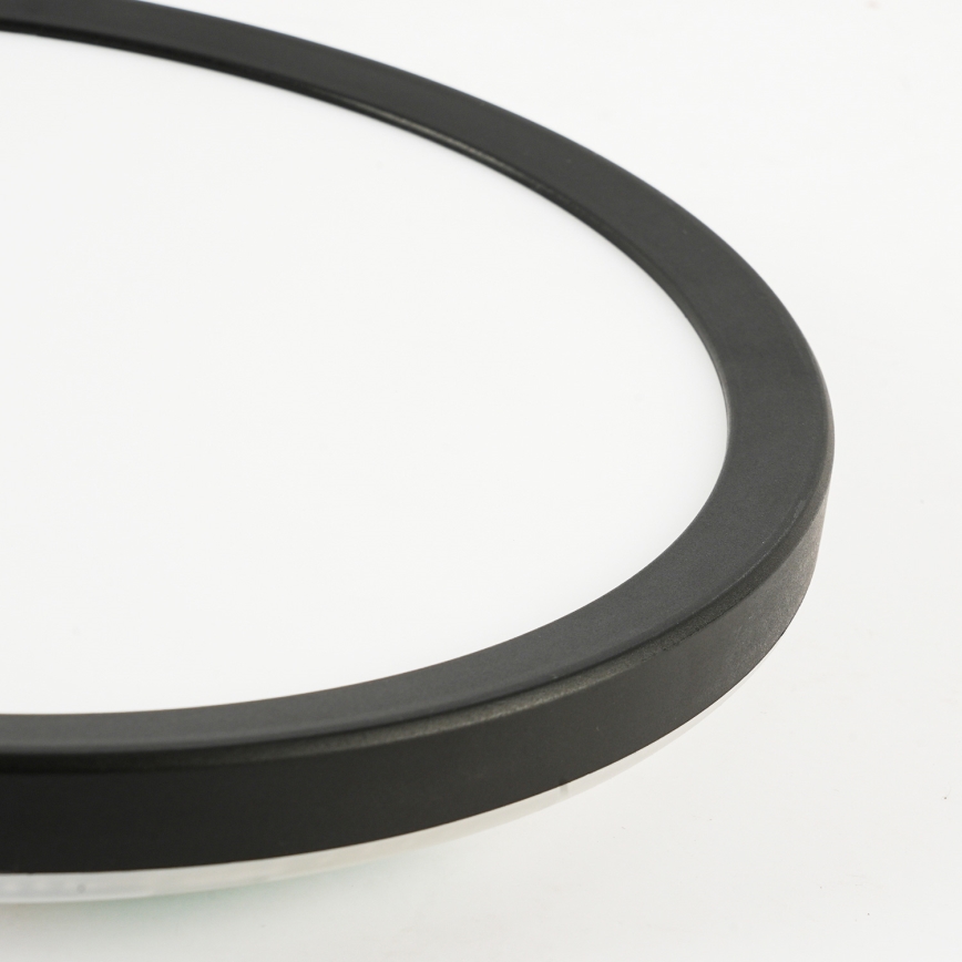 Brilagi - Plafonieră LED RGBW dimabilă ULTRA SLIM LED/18W/230V 2700-6500K Ø 30 cm negru + telecomandă