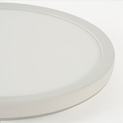 Brilagi - Plafonieră LED RGBW ULTRA SLIM, dimabilă, 18W, 230V, 2700-6500K, Ø30 cm, albă + telecomandă