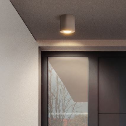 Brilagi - Lampă LED RGBW MIA reglabilă pentru baie 1xGU10/4,8W/230V 3000K 84x80 mm bej IP54 + telecomandă