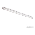 BRILAGI - Corp de iluminat LED tehnic, etanș la praf, pentru tub fluorescent T8 OPTIMA, 1xG13/18W/230V, 4000K, IP65, 128 cm