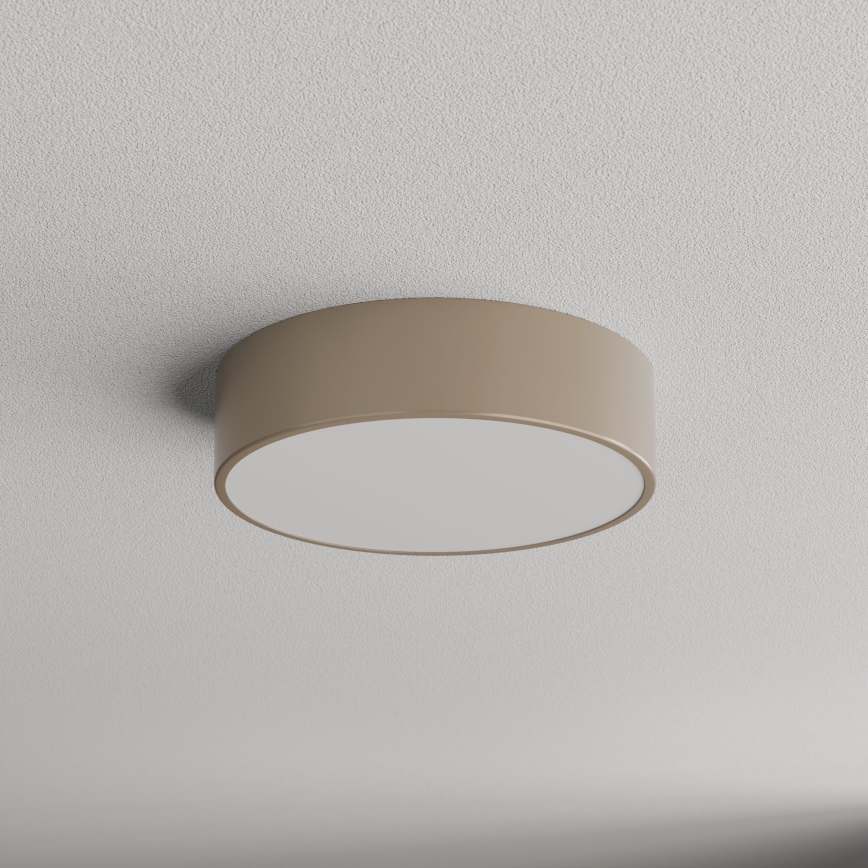 Brilagi - Plafonieră pentru baie cu senzor CLARE 2xE27/24W/230V diam. 30 cm IP54 bej