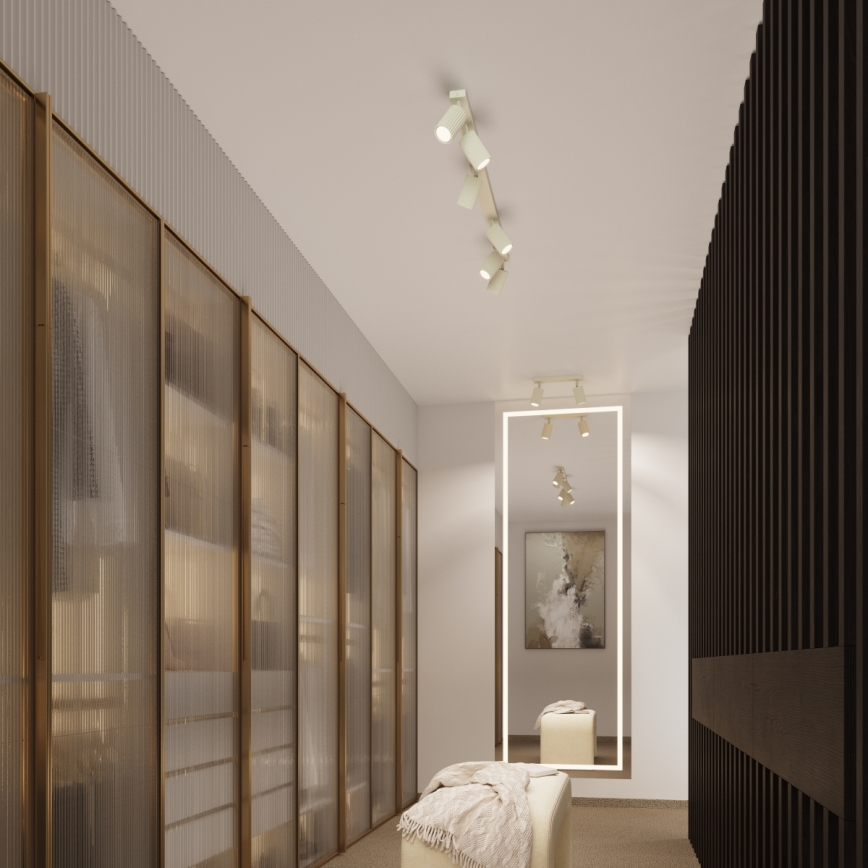 Brilagi - Corp de iluminat tip spot CRESTO 1xGU10/10W/230V 30 cm crem