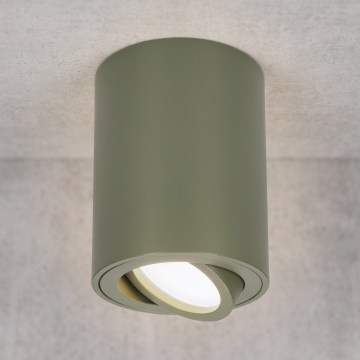 BRILAGI - Corp de iluminat tip spot MIA 1xGU10/30W/230V 100x80 mm verde închis