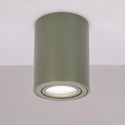 BRILAGI - Corp de iluminat tip spot MIA 1xGU10/30W/230V 100x80 mm verde închis