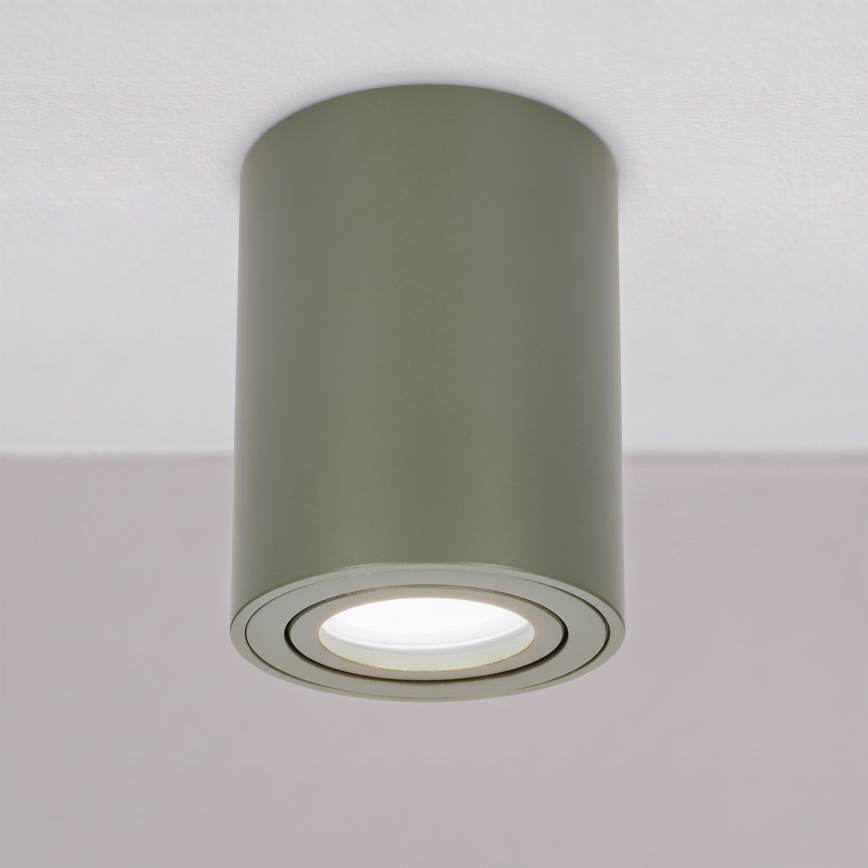 BRILAGI - Corp de iluminat tip spot MIA 1xGU10/30W/230V 100x80 mm verde închis