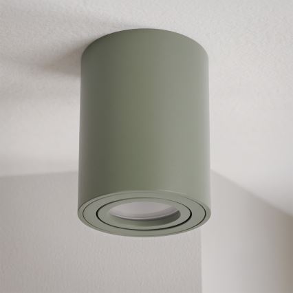 BRILAGI - Corp de iluminat tip spot MIA 1xGU10/30W/230V 100x80 mm verde închis