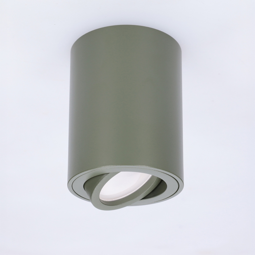 BRILAGI - Corp de iluminat tip spot MIA 1xGU10/30W/230V 100x80 mm verde închis