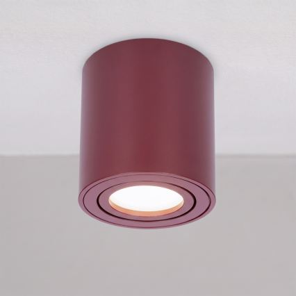 BRILAGI - Corp de iluminat tip spot MIA 1xGU10/30W/230V 84x80 mm bordo