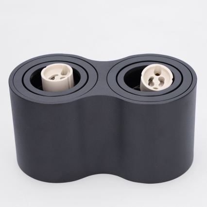 BRILAGI - Corp de iluminat tip spot MIA DOUBLE 2xGU10/30W/230V negru