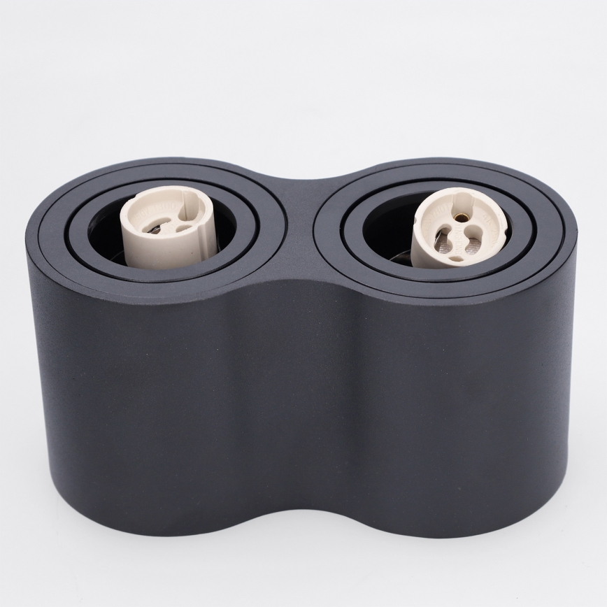 BRILAGI - Corp de iluminat tip spot MIA DOUBLE 2xGU10/30W/230V negru